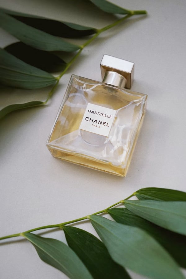 Bottle of perfume by chanel